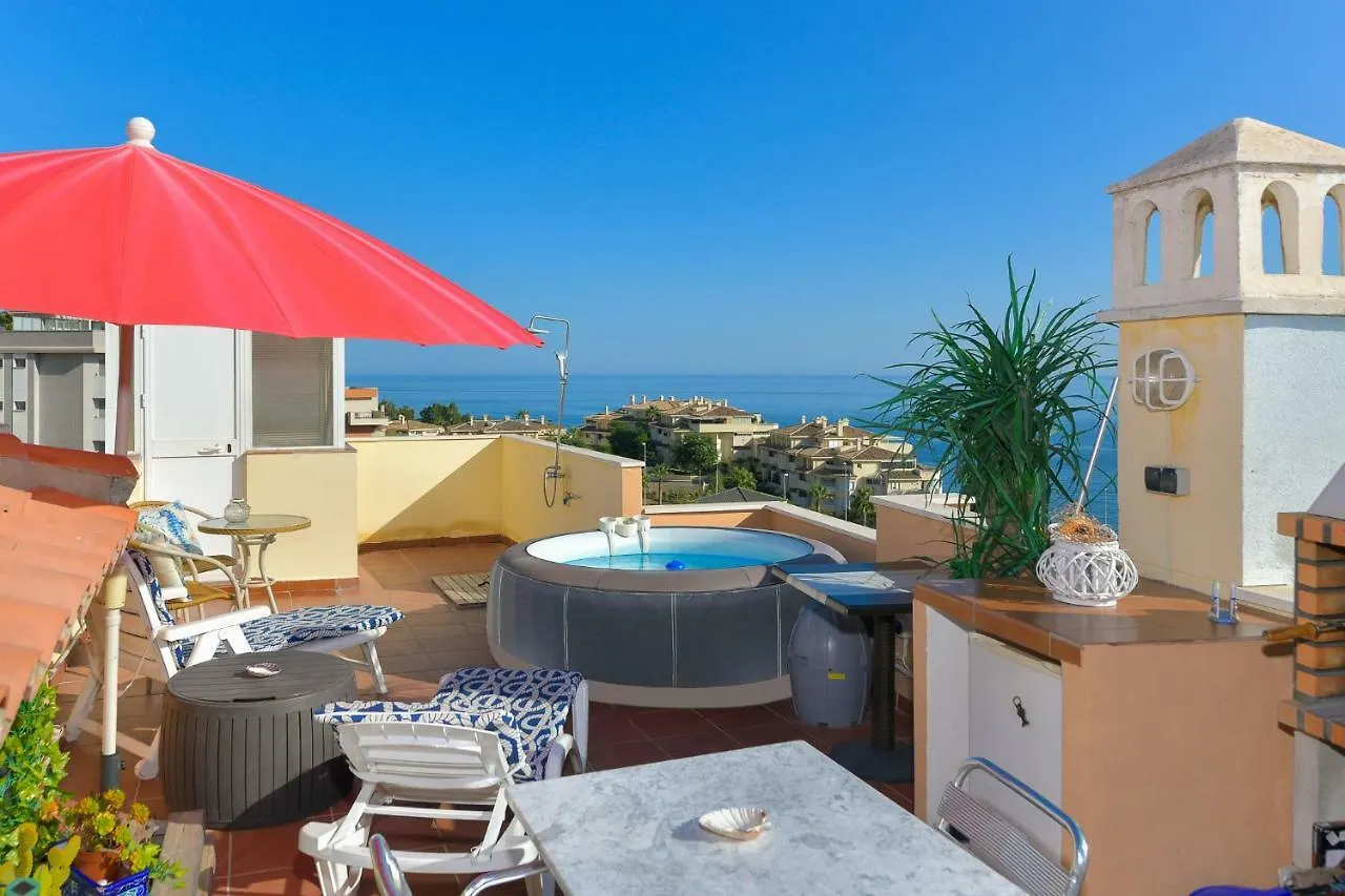 Bluebenalmadena 200Meters From The Beach With Jacuzzi And Rooftop Terrace (Adults Only) 0*,
